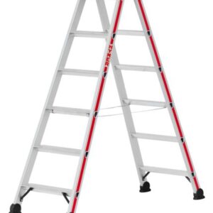 Hymer 4024 Anodised Double Sided Step Ladder