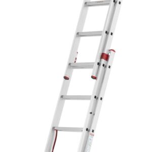 MYPRO three-section aluminium ladder in extended configuration